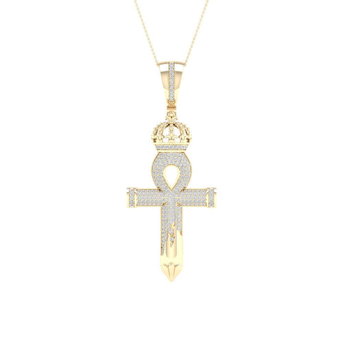 10K 0.50CT Diamond Pendant - Johnny Dang & Co