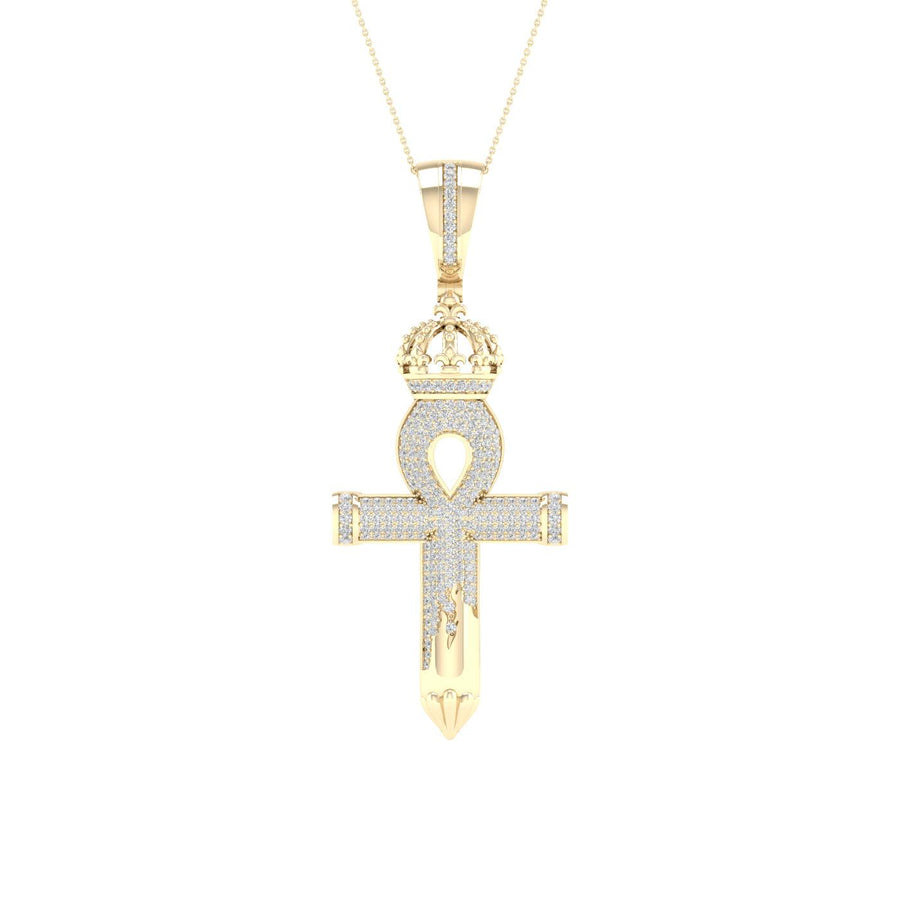 10K 0.50CT Diamond Pendant - Johnny Dang & Co
