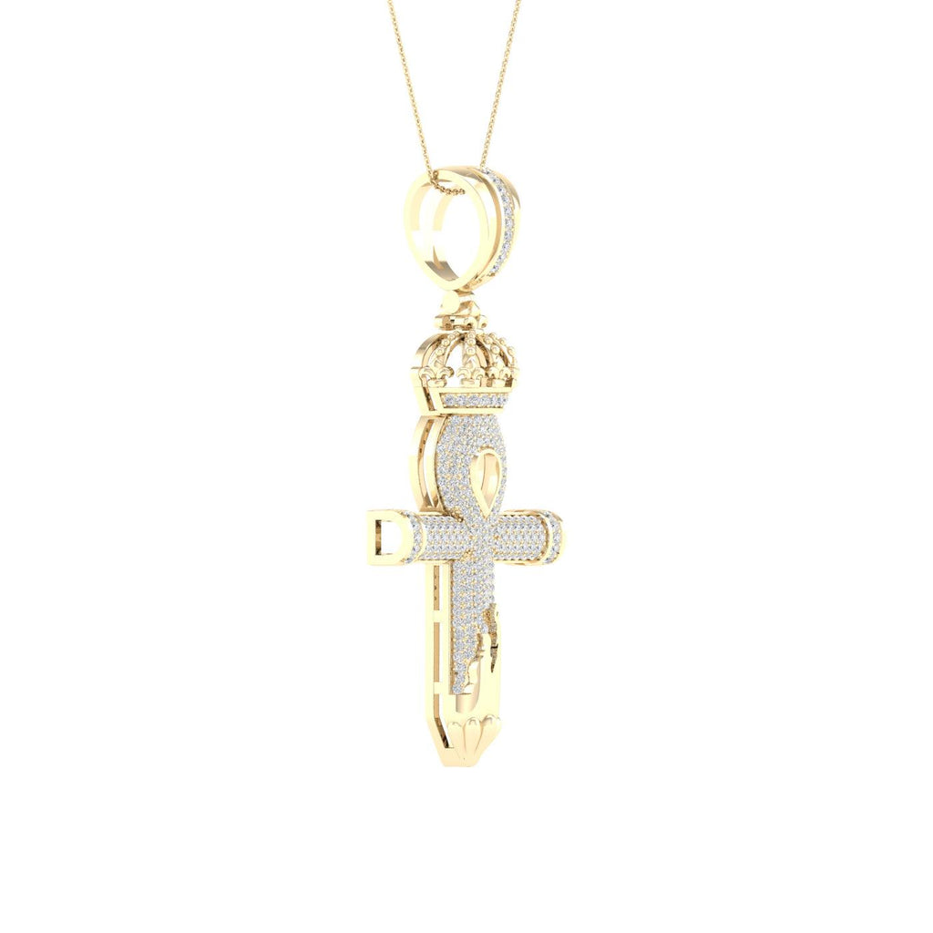 10K 0.50CT Diamond Pendant - Johnny Dang & Co