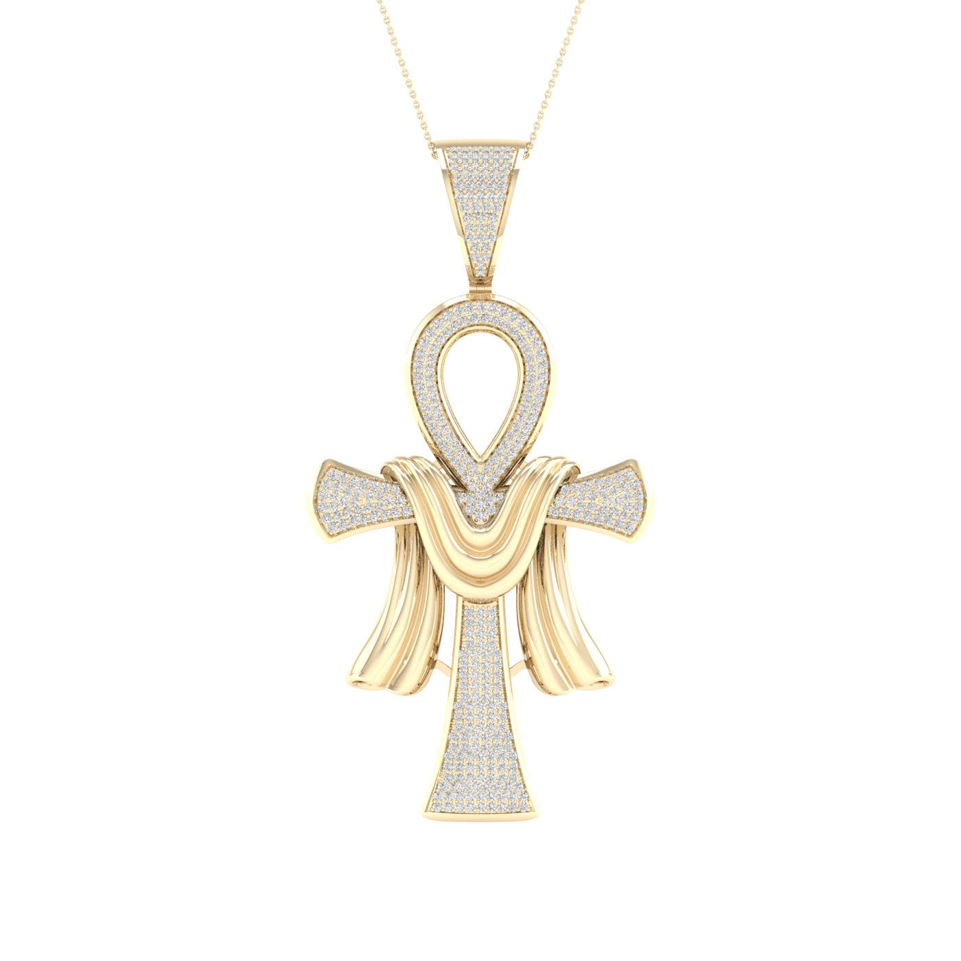 10K 0.80CT Diamond Pendant - Johnny Dang & Co
