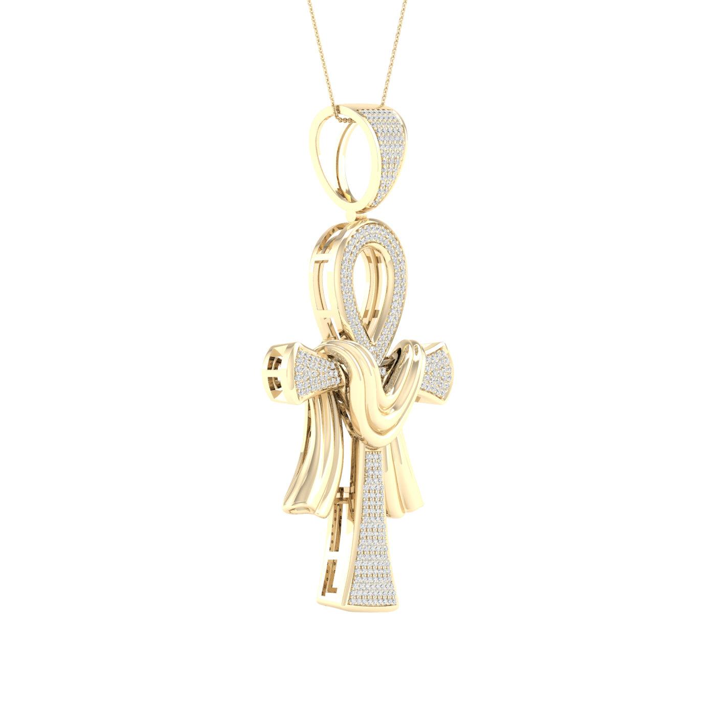 10K 0.80CT Diamond Pendant - Johnny Dang & Co
