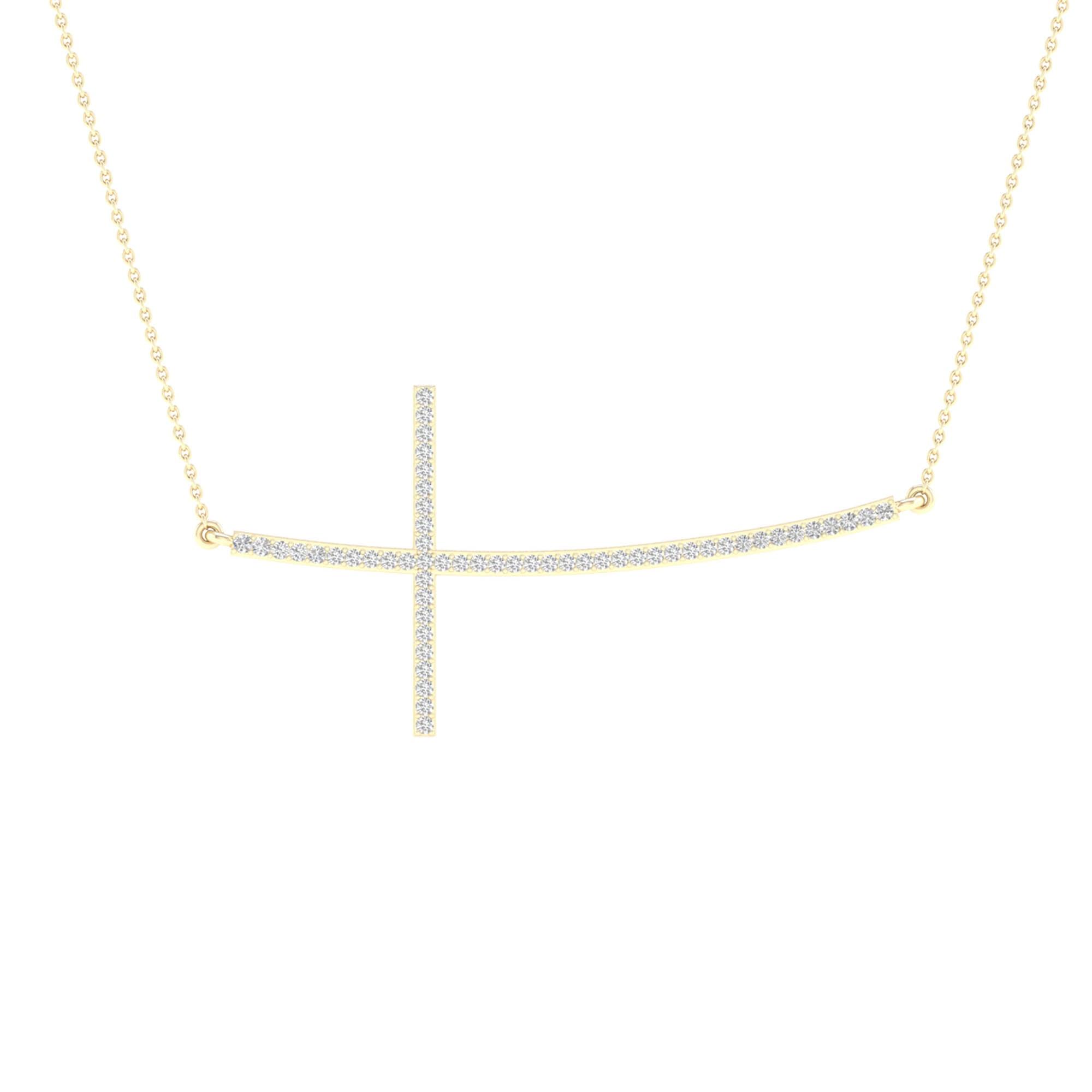 10K 0.15ct Diamond Neckalce - Johnny Dang & Co