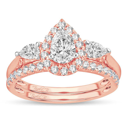 14K 1.20CT Diamond BRIDAL RING - Johnny Dang & Co