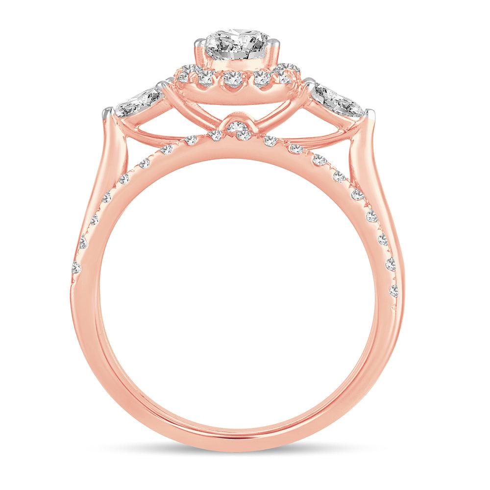14K 1.20CT Diamond BRIDAL RING - Johnny Dang & Co