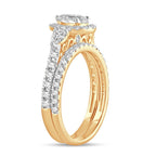 14K 1.50CT DIM BRIDAL RING - Johnny Dang & Co