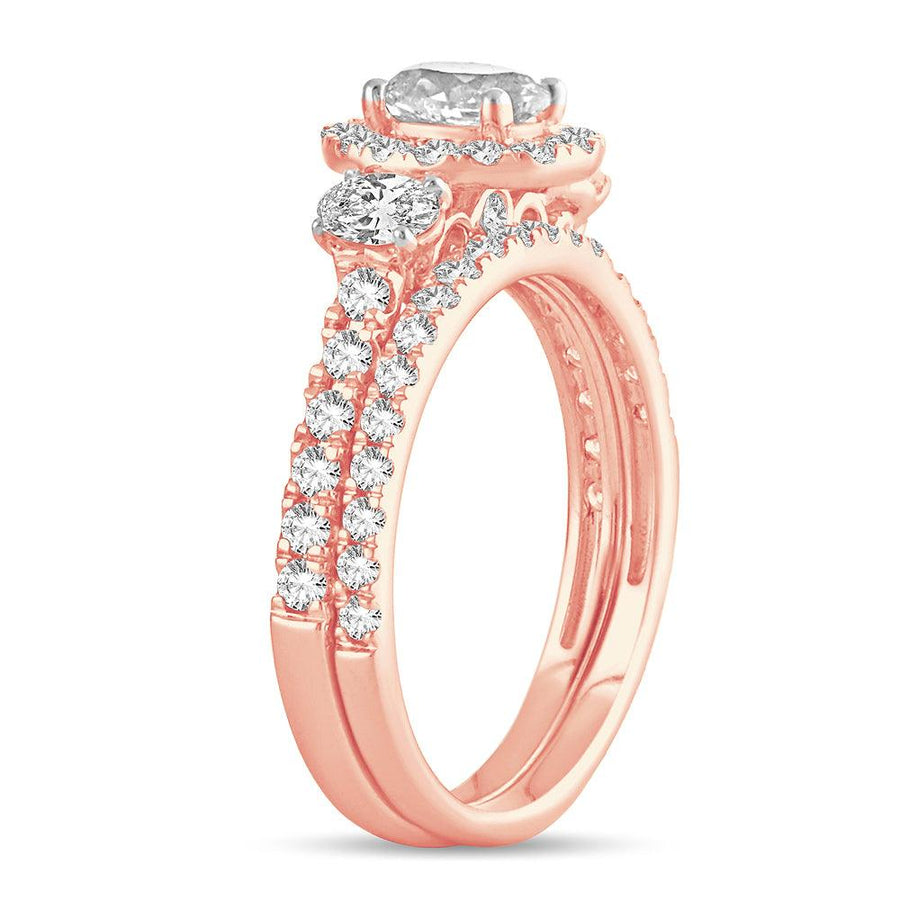 14K 1.50CT DIM BRIDAL RING - Johnny Dang & Co