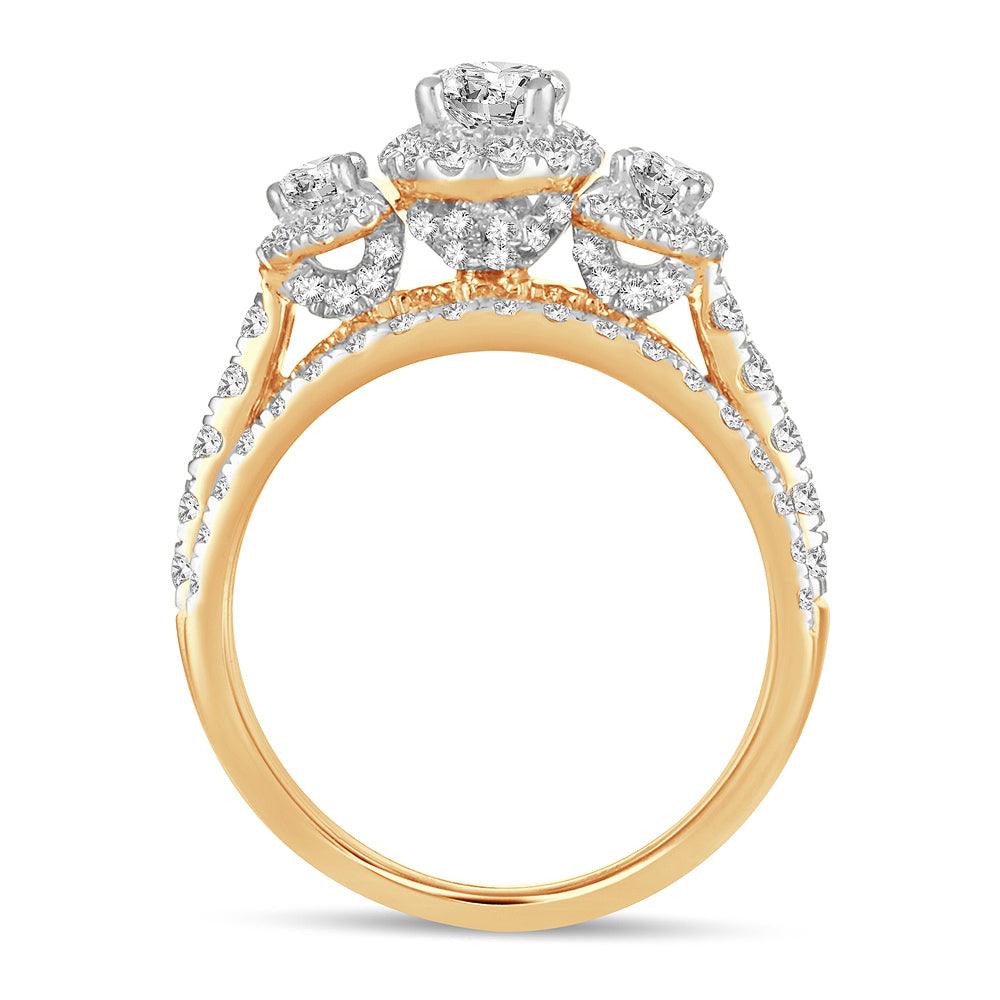 14K 2.00CT DIAM BRIDAL RING - Johnny Dang & Co