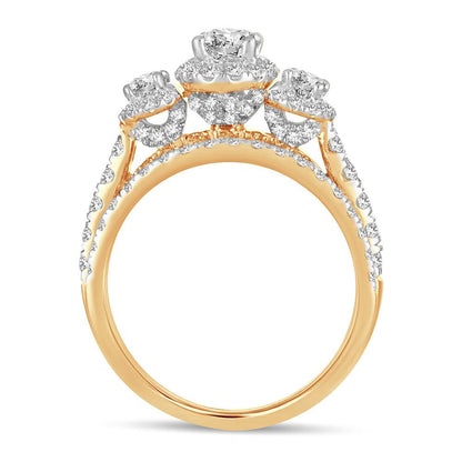 14K 2.00CT DIAM BRIDAL RING - Johnny Dang & Co