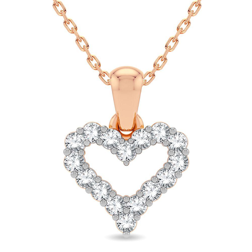 14K 0.25CT Diamond Pendant - Johnny Dang & Co