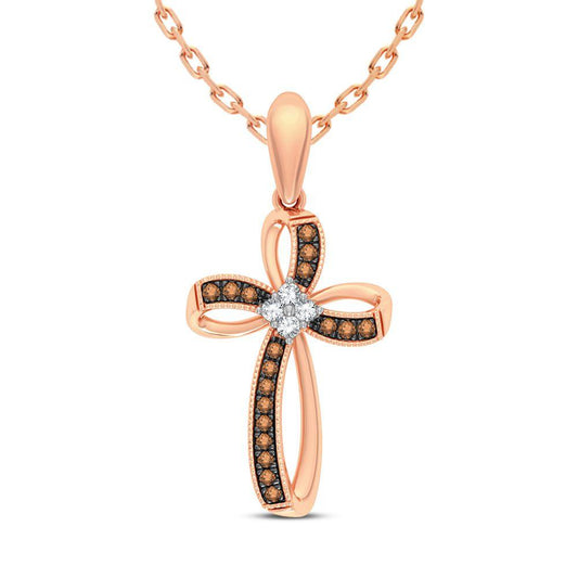 14K 0.14ct Diamond Pendant - Johnny Dang & Co