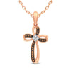 14K 0.14ct Diamond Pendant - Johnny Dang & Co