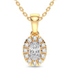 14K 0.25CT Diamond Pendant - Johnny Dang & Co