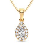 14K 0.25CT Diamond Pendant - Johnny Dang & Co