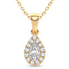 14K 0.25CT Diamond Pendant - Johnny Dang & Co