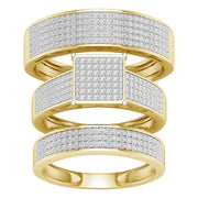 10K 1.00ct Diamond Trio Set - Johnny Dang & Co