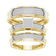 10K 0.50ct Diamond Trio Set - Johnny Dang & Co