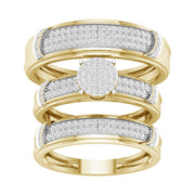 10K 0.50ct Diamond Trio Set - Johnny Dang & Co
