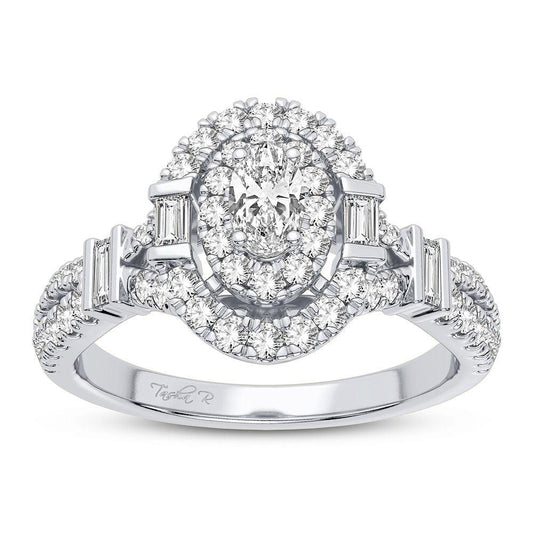 14K 0.75CT Diamond ENGAGEMENT Ring - Johnny Dang & Co