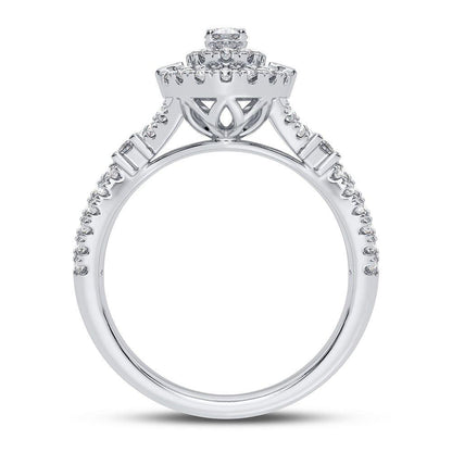 14K 0.75CT Diamond ENGAGEMENT Ring - Johnny Dang & Co