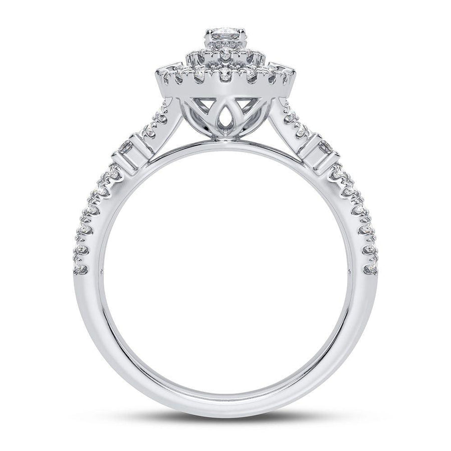 14K 0.75CT Diamond ENGAGEMENT Ring - Johnny Dang & Co