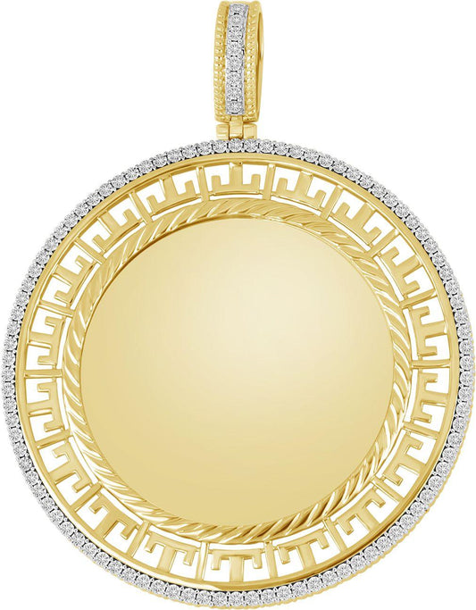 10k 0.33ct Memory Pendant - Johnny Dang & Co