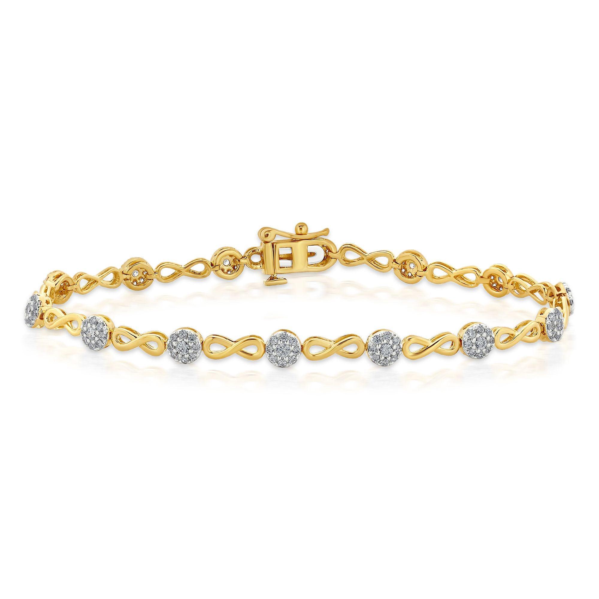 10K 1.00ct Diamond Bracelet - Johnny Dang & Co