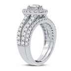 14K 1.50CT DIAMOND BRIDAL RING - Johnny Dang & Co