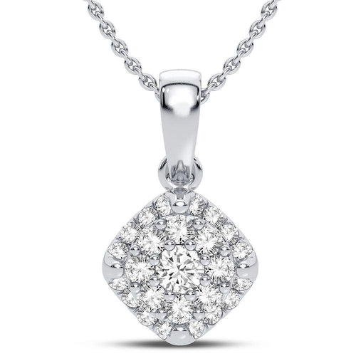 10K 0.40CT DIAMOND PENDANT - Johnny Dang & Co