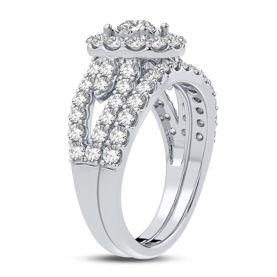 10K 1.75CT DIAMOND BRIDAL RING - Johnny Dang & Co
