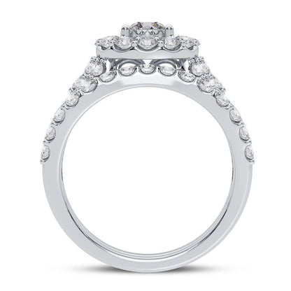 10K 1.75CT DIAMOND BRIDAL RING - Johnny Dang & Co