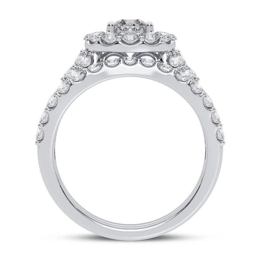 10K 1.75CT DIAMOND BRIDAL RING - Johnny Dang & Co