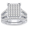 10K 1.00CT DIAMOND BRIDAL RING - Johnny Dang & Co