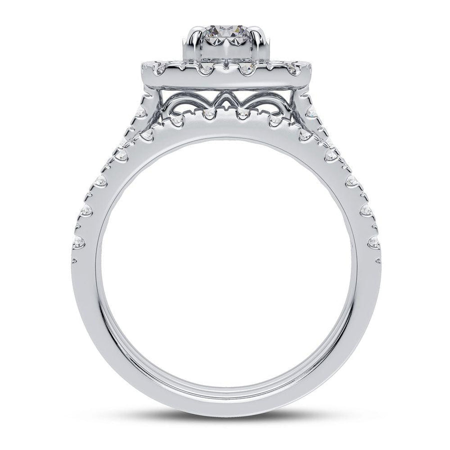 10K 2.00CT DIAMOND BRIDAL RING - Johnny Dang & Co