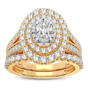 14K 2.00CT DIAMOND BRIDAL RING - Johnny Dang & Co
