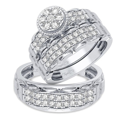 14K 1.00CT DIAMOND TRIO SET - Johnny Dang & Co