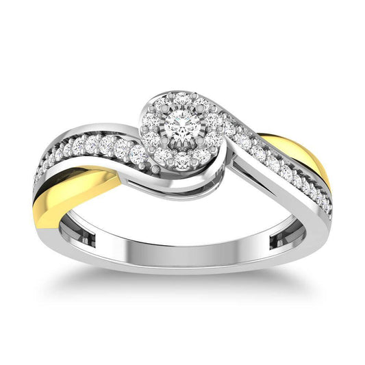 JDTK- 62183- Diamond Twisted Ring - Johnny Dang & Co