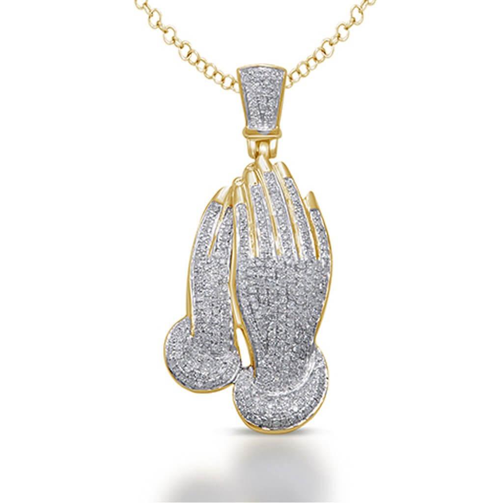 10K 0.96-1.02CT D-PRAYING HAND - Johnny Dang & Co