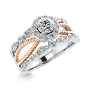 1.00 Ct.Tw. Diamond Engagement Ring - Johnny Dang & Co