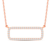 14k 0.10ct Diamond Necklace - Johnny Dang & Co