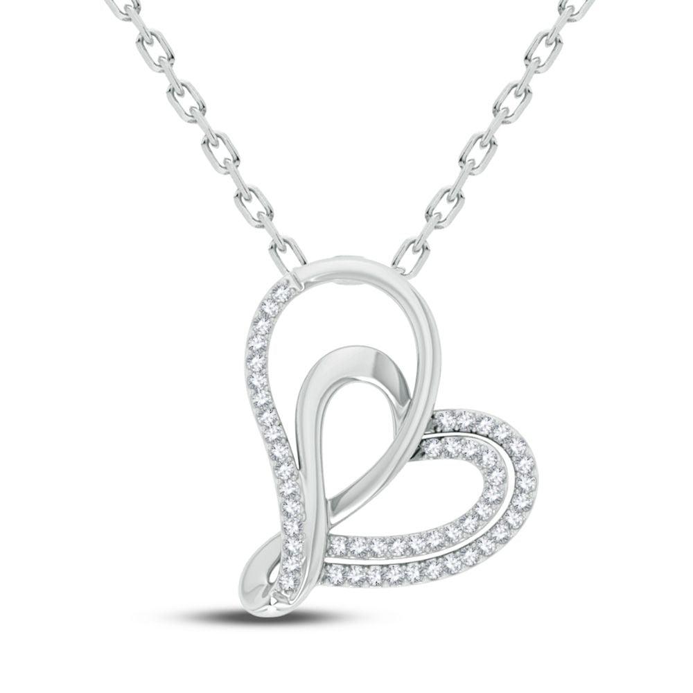 14K 0.15CT DIAMOND PENDANT - Johnny Dang & Co