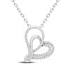 14K 0.15CT DIAMOND PENDANT - Johnny Dang & Co