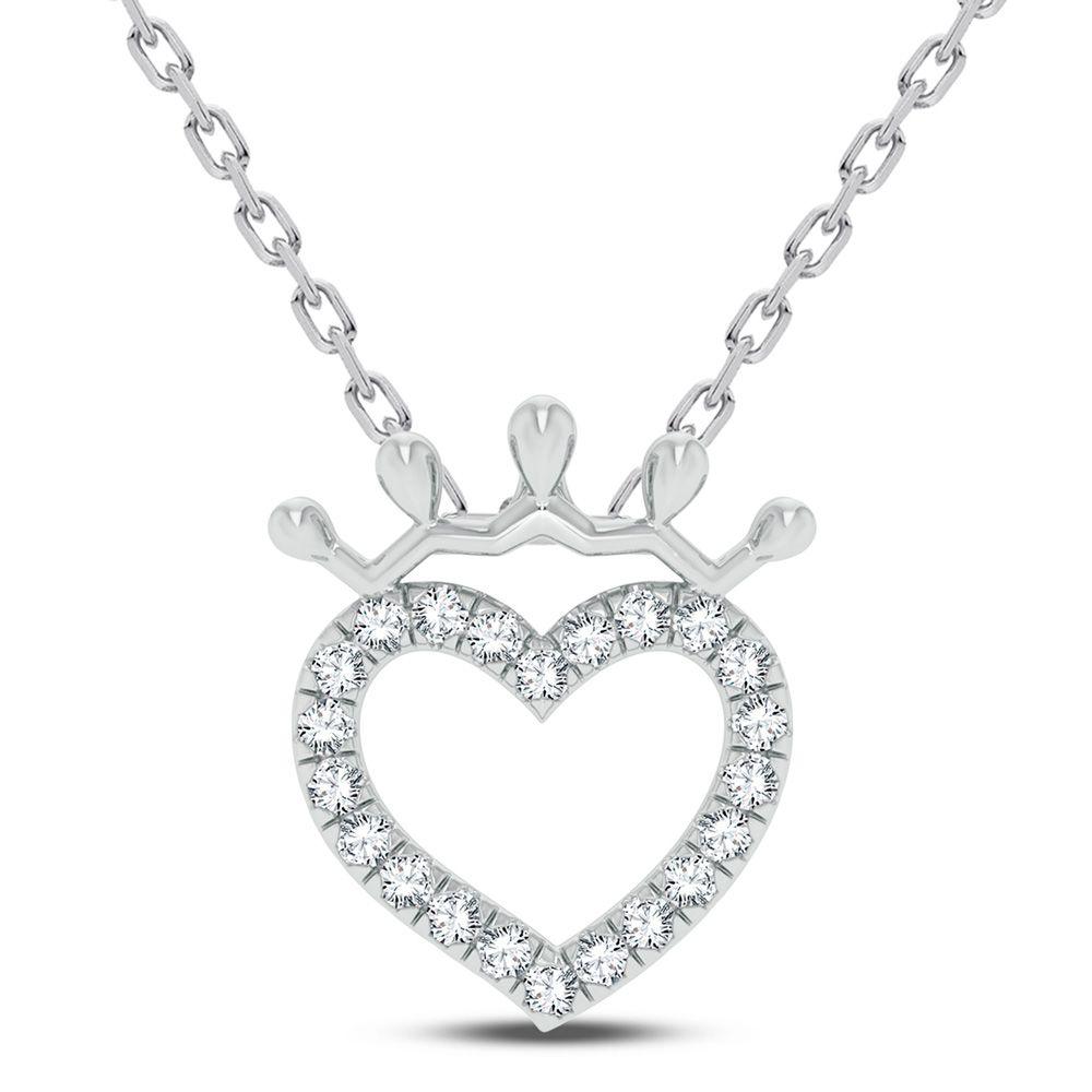 10K 0.25CT DIAMOND PENDANT - Johnny Dang & Co