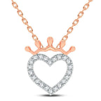 10K 0.25CT DIAMOND PENDANT - Johnny Dang & Co