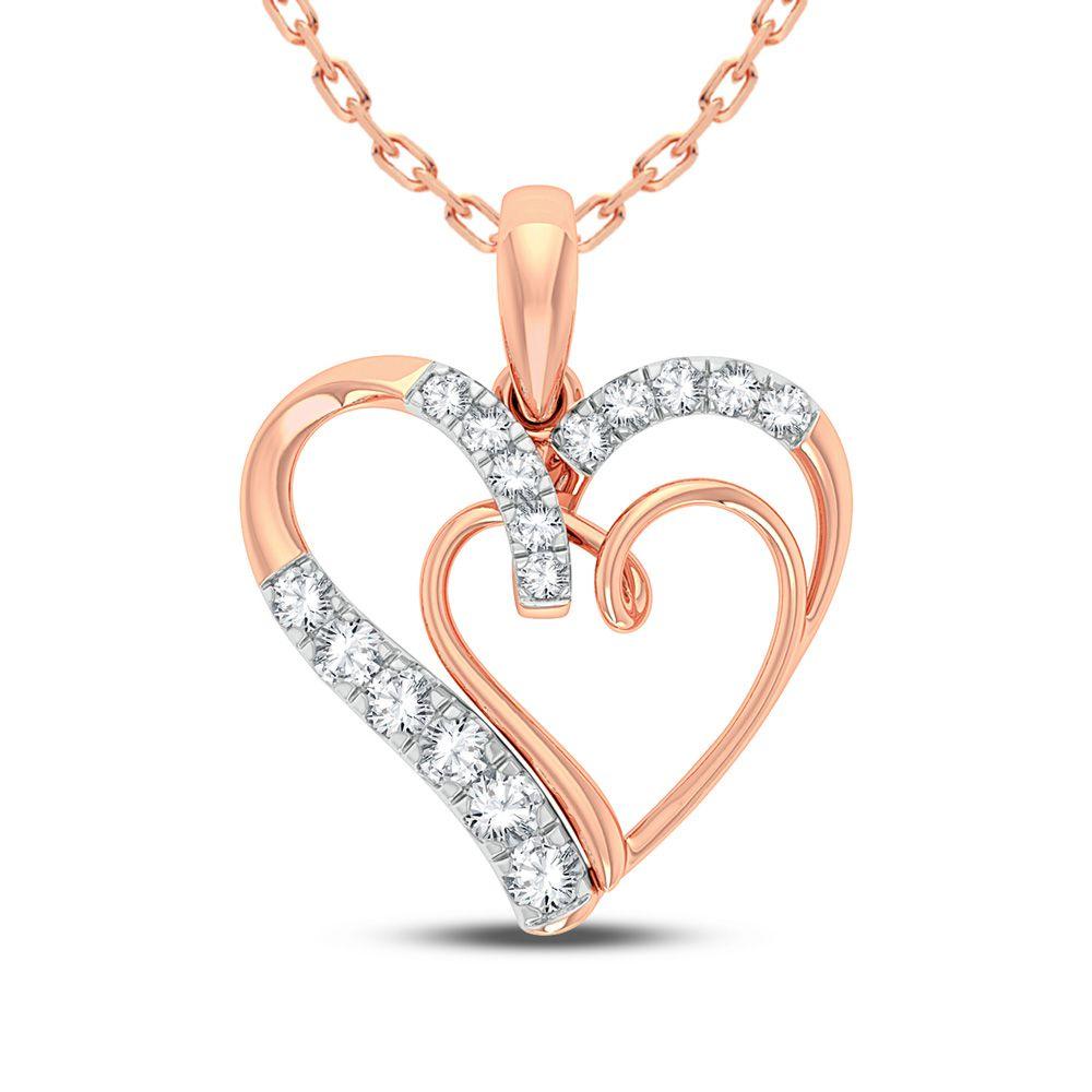 10K 0.25CT DIAMOND PENDANT - Johnny Dang & Co