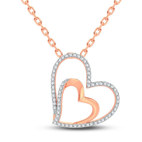 10K 0.10CT DIAMOND PENDANT - Johnny Dang & Co