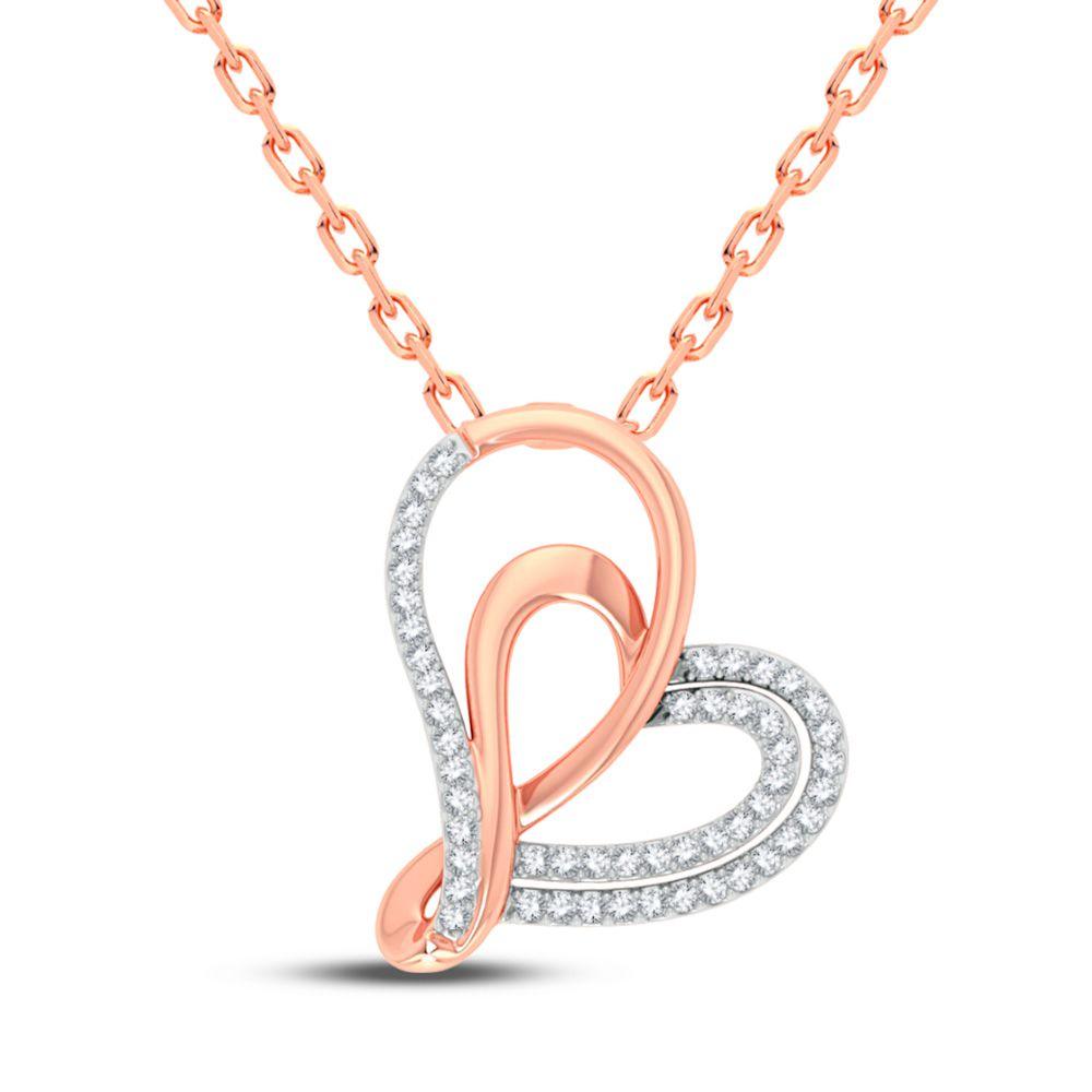 14K 0.15CT DIAMOND PENDANT - Johnny Dang & Co