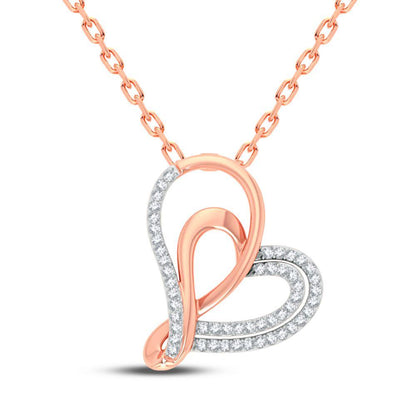 14K 0.15CT DIAMOND PENDANT - Johnny Dang & Co