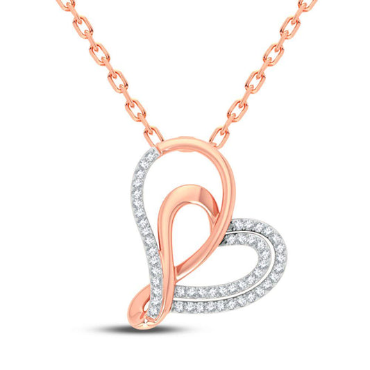 14K 0.15CT DIAMOND PENDANT - Johnny Dang & Co