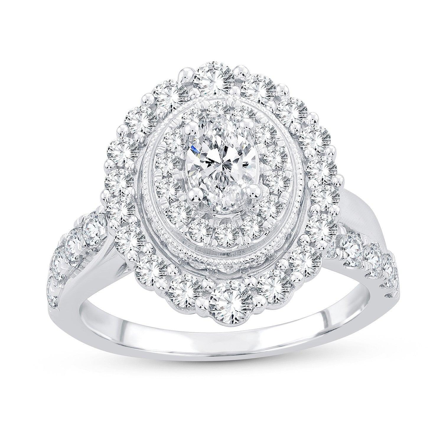 14K 1.50ct Fancy Cut Diamond Ring - Johnny Dang & Co