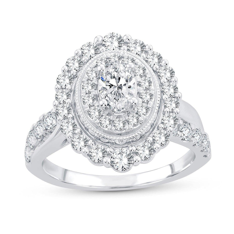 14K 1.50ct Fancy Cut Diamond Ring - Johnny Dang & Co